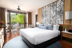 The Junior Suite Garden View at Zoetry Marigot Bay St. Lucia